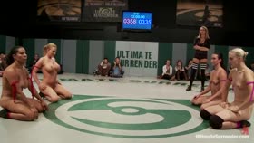 ROUND 2 of July's Tag Team Match! Wild kinky bitches fight it out