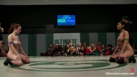 RD 3/4 of March's Live Tag Team Match: Totally nonscripted collegian style sexual lesbian wresting!