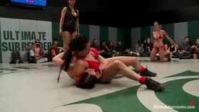 RD 4/4 of Feb's Live Tag Team Match: Losers Sexually Destroyed, Fisted, and Strapon Fucked