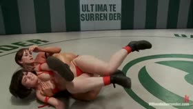 16th vs 5thBella & her huge natural boobs absolutely destroy the rookie, brutal submission holds