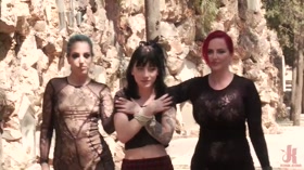 Spooky Submissive Slut Charlotte Sartre Gets Boned in a Graveyard!