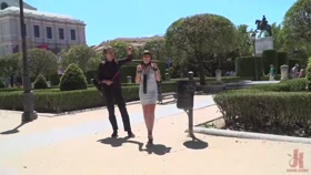 Petite Parisian Luna Rival Gets Wrapped in Rope and Fucked in Public