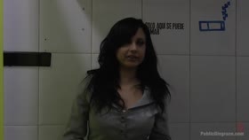 Sexy whore Damaris humiliated in public