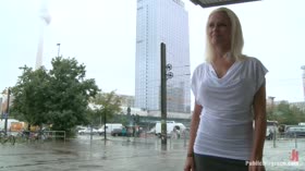 BEST OF EUROPE: Beautiful German Milf Bound and Fucked in Public