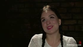 THE LAST LAUGH: Audience of 70 Humiliates Juliette March, Giggling Tight Bodied Whore!!