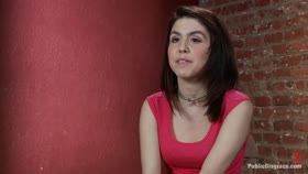 Tiny Cutie gets a GIANT Cock in her Ass in front of total strangers!