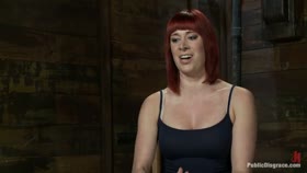 Redheaded Slut Ass Fucked at Crowded Party