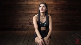 Katya Rodriguez: Hogtied Newcomer Bound and Tormented in Bondage