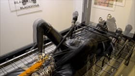 bondage short, jerk off & cum