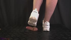 Personal Trainer Cock Trample in FILA Shoes - Shoejob, Ballbusting, CBT, Stomp, Trampling, Crush