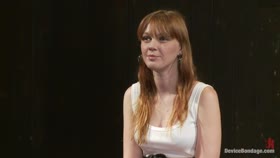 Red Hair Fair Skin   finger fucked, machine fucked, extreme nipple play, hot wax, hard caning