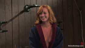 Ariel Natural red head, helpless and loving it