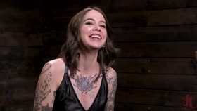 Pain Slut Krysta Kaos Devastated in Metal Bondage