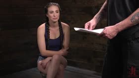 Petite Babe Casey Calvert Humiliated with Anal and Brutal Foot Torment