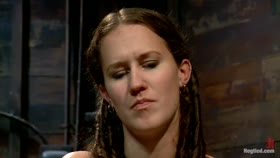 Cute red head tests her masochistic tendencies with JP The Pope