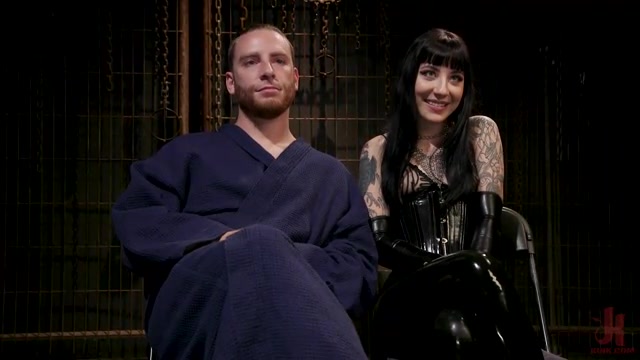 CASTRATION: Vicious Charlotte Sartre Destroys Pain Slut Sebastian Keys