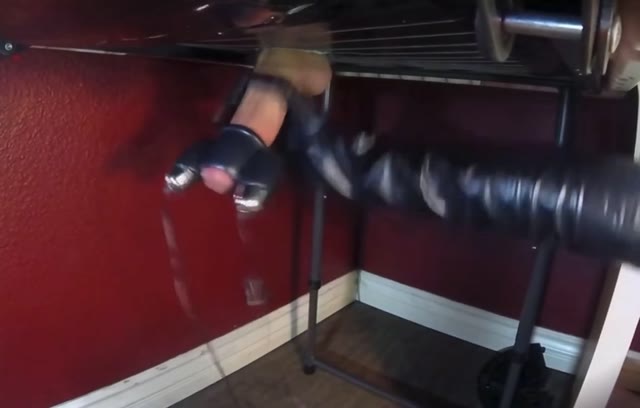 Leather Vibrator cumshot